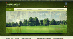 Desktop Screenshot of hotelgolfsilherovice.cz