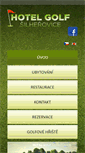 Mobile Screenshot of hotelgolfsilherovice.cz